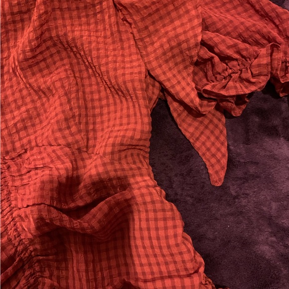 Endless Rose ruched dress- red - Picture 6 of 7